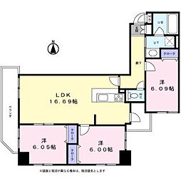 KDX泉レジデンス 3LDKの間取図画像
