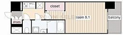 S-RESIDENCE鶴舞2 1Kの間取図画像