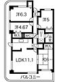 モアレ3階10.8万円