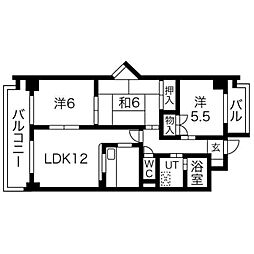 ソフィアメゾン 3LDKの間取図画像