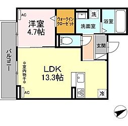 コンフォール白菊 2階/202