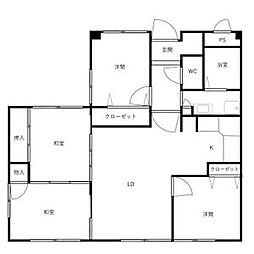 エスポワール八事 3LDKの間取図画像