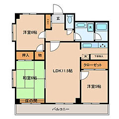 物件の間取り