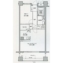 グラン・アベニュー名駅南 1LDKの間取図画像
