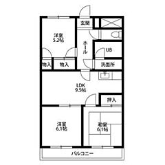 物件の間取り