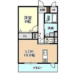 ディアコートKVII 2階