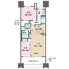 物件の間取り