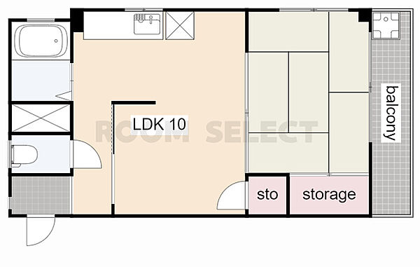 福富ビル 105｜愛知県名古屋市東区筒井３丁目(賃貸マンション1LDK・1階・32.00㎡)の写真 その2