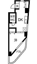 グランメールカズIII 204 ｜ 愛知県名古屋市中村区名駅南４丁目（賃貸マンション1LDK・2階・23.80㎡） その2