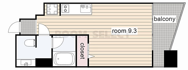 Chateau&Hotel名駅南2nd 503｜愛知県名古屋市中村区名駅南２丁目(賃貸マンション1R・5階・24.01㎡)の写真 その2