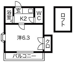 アティックハウス 210 ｜ 愛知県名古屋市西区枇杷島５丁目（賃貸アパート1K・2階・19.14㎡） その2