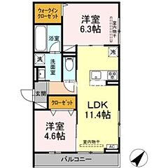 物件の間取り