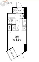ドミトリー原町田 ワンルームの間取図画像