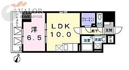 クラッテーロ相模が丘 1LDKの間取図画像
