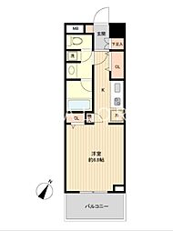 グラディート町田 ワンルームの間取図画像
