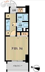 プロスペクト中央林間 1Kの間取図画像