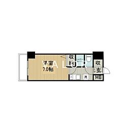 ライオンズマンション相模大野第6 1Kの間取図画像