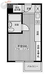 ラフォルテ町田 1Kの間取図画像