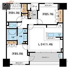 物件の間取り