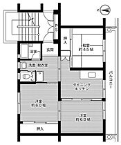 ビレッジハウス下野方1号棟 0506 ｜ 富山県魚津市三田167-2（賃貸マンション3DK・5階・53.96㎡） その2