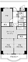 ビレッジハウス芝浦タワー1号棟 1208 ｜ 東京都港区海岸３丁目13-1（賃貸マンション3DK・12階・60.58㎡） その2