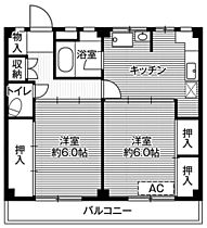 4階 / 2DK / 45.36㎡