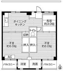 物件の間取り
