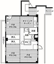 4階 / 3DK / 57.96㎡