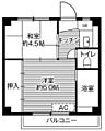 ビレッジハウス東大橋1号棟2階3.3万円