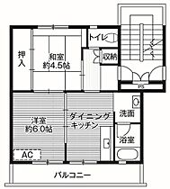 2階 / 2DK / 39.83㎡