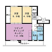 3階 / 2LDK / 53.28㎡