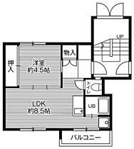 1階 / 1LDK / 34.34㎡