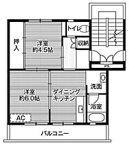 3階 / 2DK / 39.83㎡