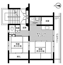 2階 / 2DK / 40.47㎡