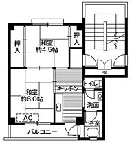 2階 / 2K / 33.61㎡