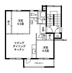 物件の間取り