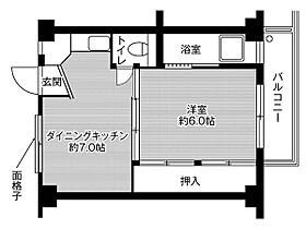 ビレッジハウス坂部ヶ丘3号棟 0302 ｜ 三重県四日市市坂部が丘５丁目1-116（賃貸マンション1DK・3階・28.98㎡） その2