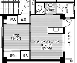 ビレッジハウス笠神1号棟 0106 ｜ 岐阜県美濃市笠神1312-5（賃貸マンション1LDK・1階・33.61㎡） その2