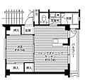 ビレッジハウス安楽島2号棟4階2.6万円