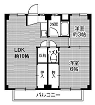 2階 / 3DK / 45.36㎡
