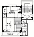 ビレッジハウス大庭2号棟2階2.5万円