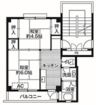 2階 / 2K / 33.54㎡