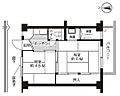 ビレッジハウス紀三井寺6号棟3階3.0万円