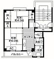 ビレッジハウス竹矢1号棟3階3.1万円