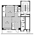 ビレッジハウス馬場1号棟3階3.1万円
