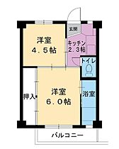 2階 / 2K / 28.98㎡