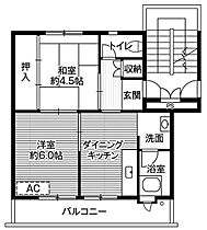4階 / 2DK / 38.06㎡