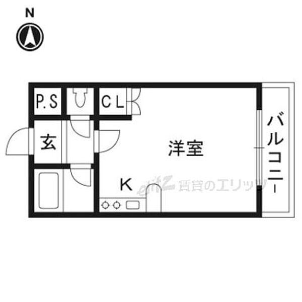 ビスタ千里丘V 306｜大阪府茨木市蔵垣内２丁目(賃貸マンション1R・3階・26.00㎡)の写真 その2