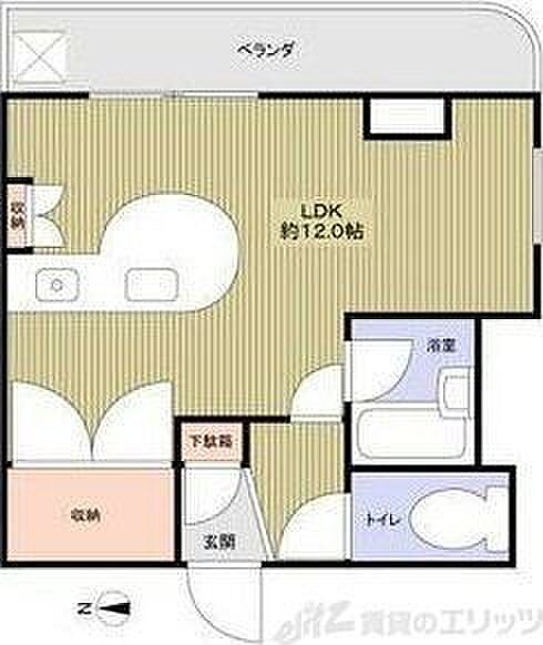 江坂東OMパレス 401｜大阪府吹田市垂水町３丁目(賃貸マンション1R・4階・28.50㎡)の写真 その2