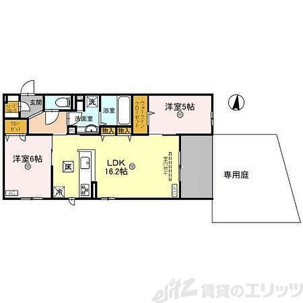 D-residence茨木水尾 102｜大阪府茨木市水尾１丁目(賃貸アパート2LDK・1階・63.96㎡)の写真 その1